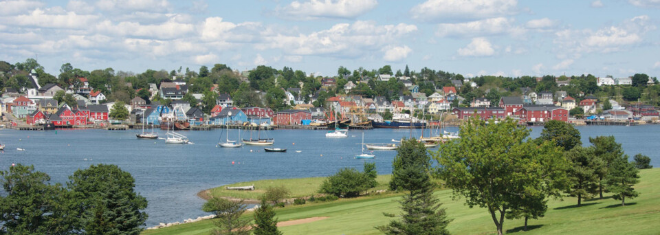 Malerischer Hafen in Lunenburg