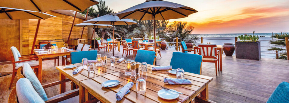 Restaurant Shore House des Al Hamra Beach