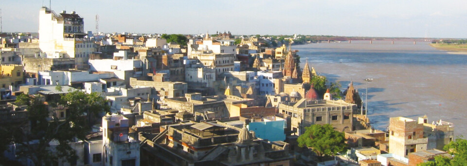 Blick auf Varanasi