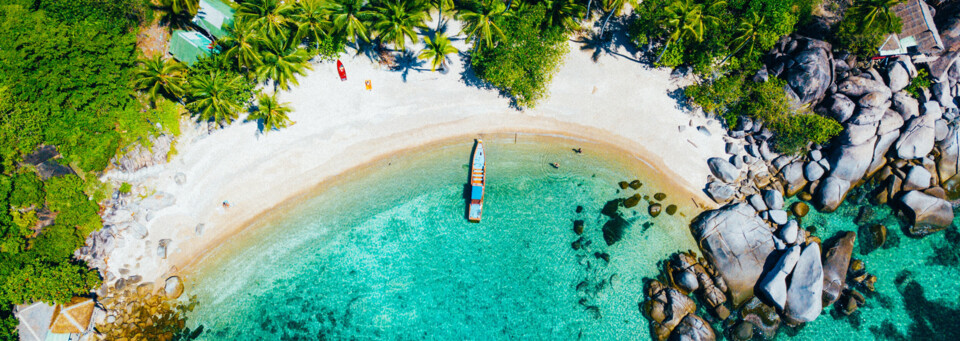 Sai Nuuan Strand auf Koh Tao