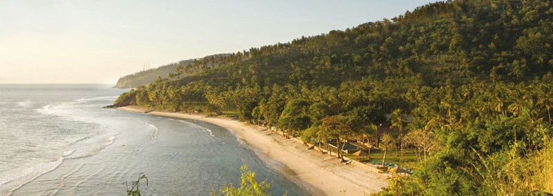 Außenansicht des Jeeva Klui Resort auf Lombok