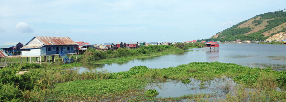 Schwimmende Dörfer auf Tonle Sap