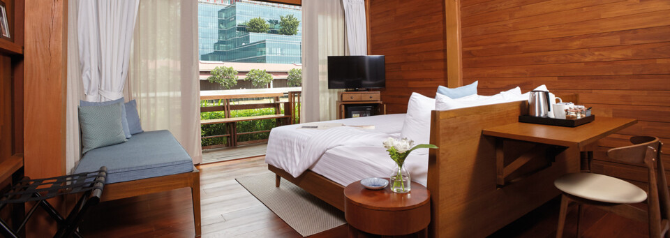 Deluxe-Zimmerbeispiel des CHANN Boutique Hotel Bangkok