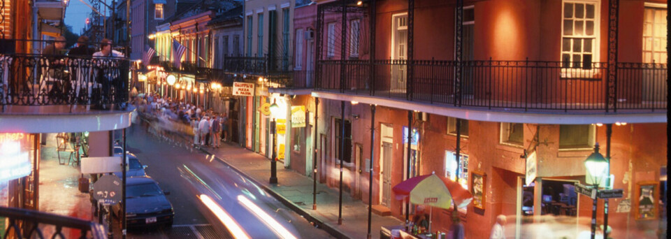 French Quarter bei Nacht New Orleans