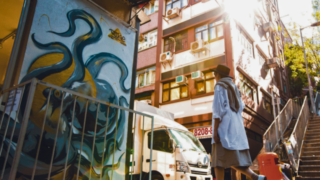 Streetart in Hong Kong