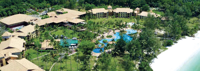 Außenansicht des Nirwana Resort Hotel Bintan Island