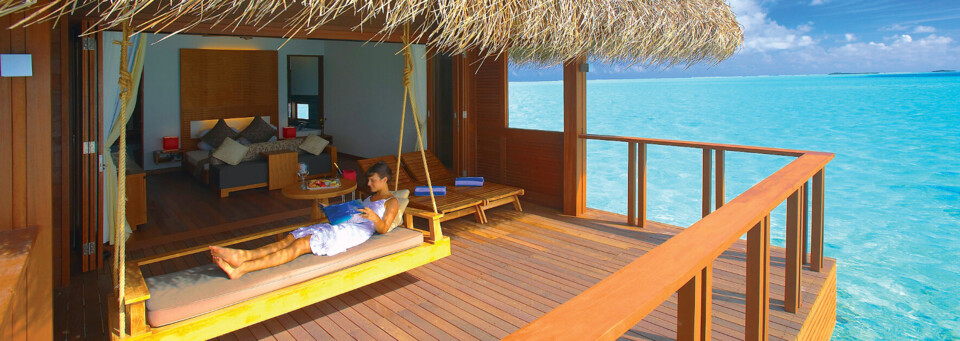 Water Villa des Medhufushi Island Resorts