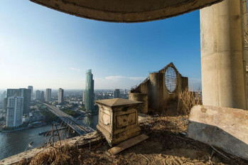 Aussicht vom Ghost Tower in Bangkok