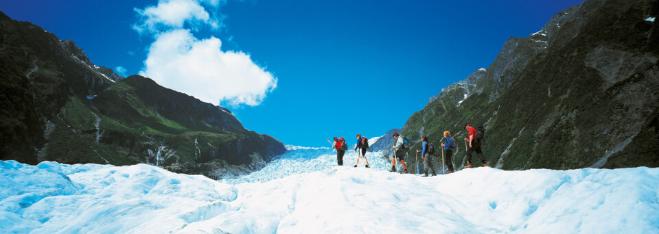 Franz-Josef Gletscher Wanderer