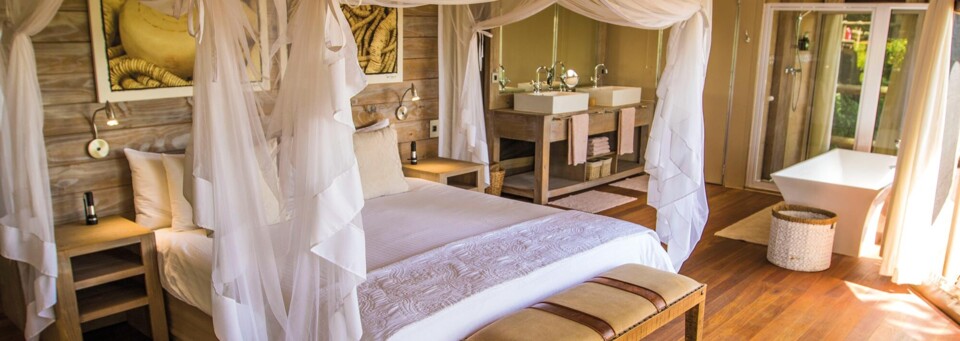 Zelt Chalet Beispiel der Nambwa Tented Lodge