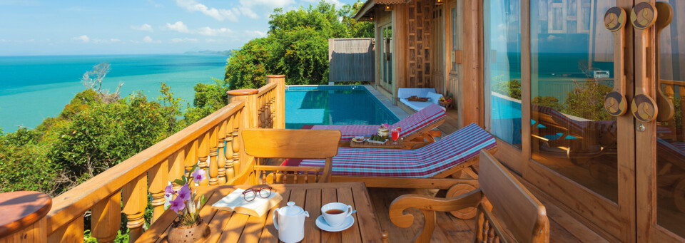 Pool-Villa Beispiel des Santhiya Koh Yao Yai Resort & Spa