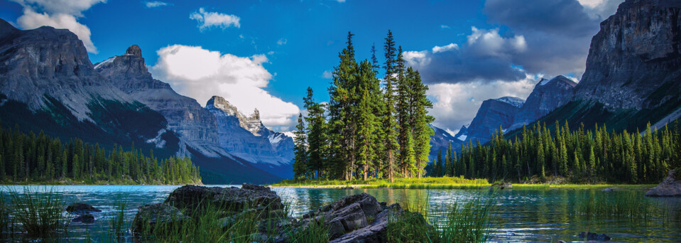 Maligne Lake im Jasper Nationalpark