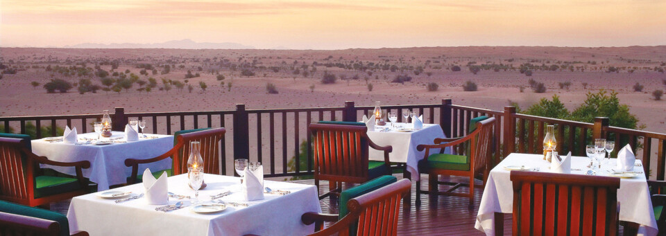 Restaurant Al Maha, A Luxury Collection Desert Resort & Spa Dubai Wüste 