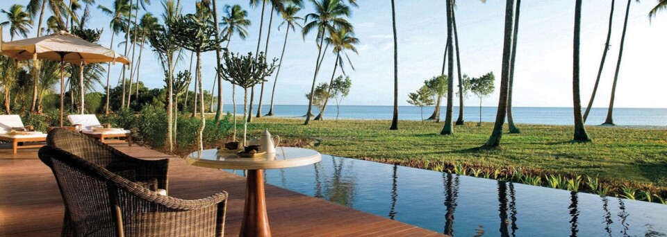 Luxury Pool-Villa Terrasse des The Residence Zanzibar