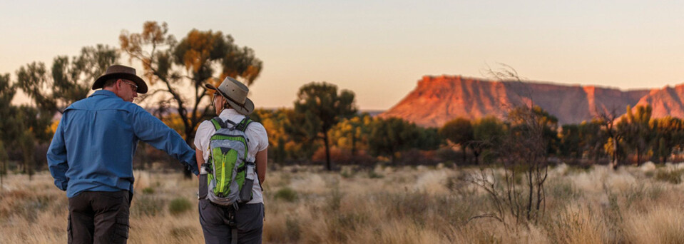 Sonnenuntergang im Kings Canyon Resort