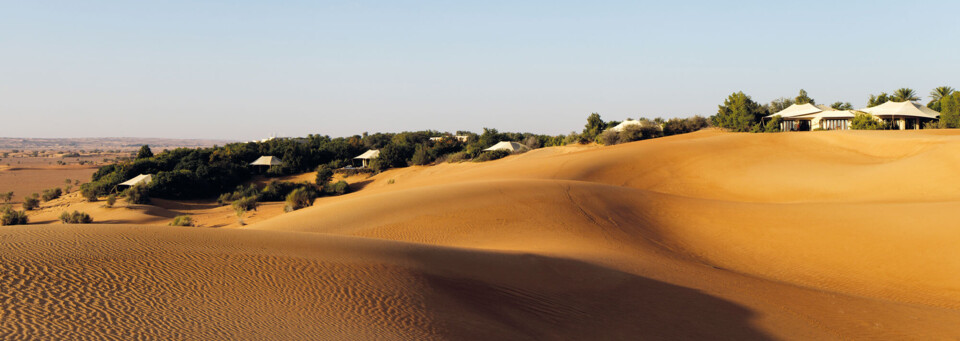 Außenansicht des Al Maha, A Luxury Collection Desert Resort & Spa Dubai Wüste