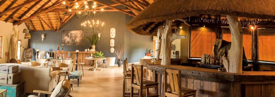 Lounge-Bar der Bayala Private Game Lodge