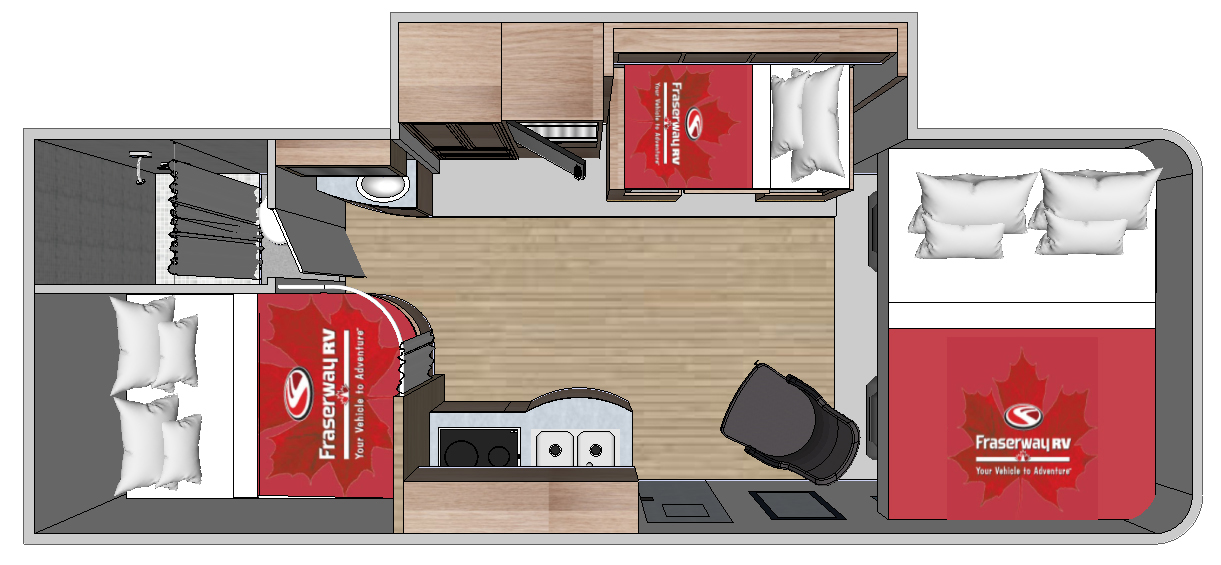 Floorplan bei Nacht des C-Large