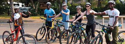 Fahrradtour Victoria Falls