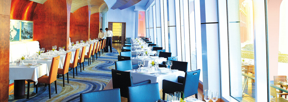 Restaurant des Shangri-La Al Husn Resort & Spa