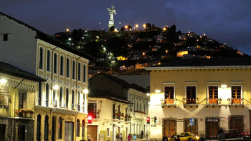Ecuador Reisebericht - Quito bei Nacht