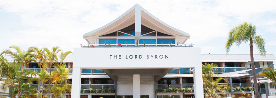 Außenansicht The Lord Byron in Byron Bay