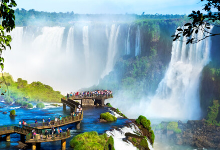 Iguazú Wasserfälle Brasilien