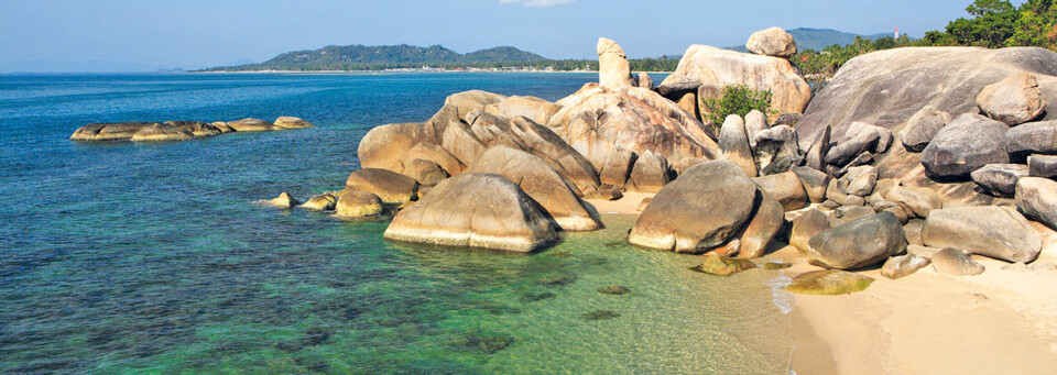 Felsen am Strand von Koh Samui