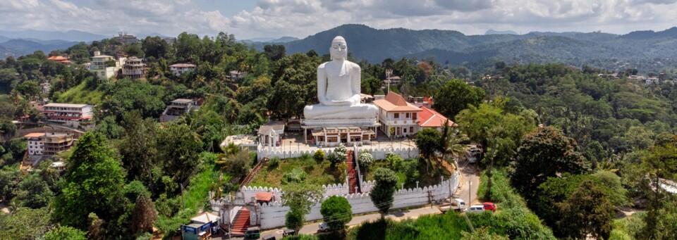 Buddhistischer Tempel in Kandy, Sri Lanka