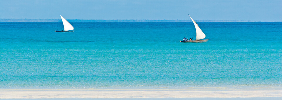 Dhow Segelboote in Mosambik