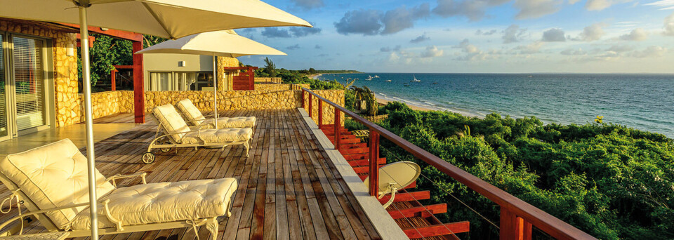 Sonnendeck im Bahia Mar Boutique Hotel Vilanculos