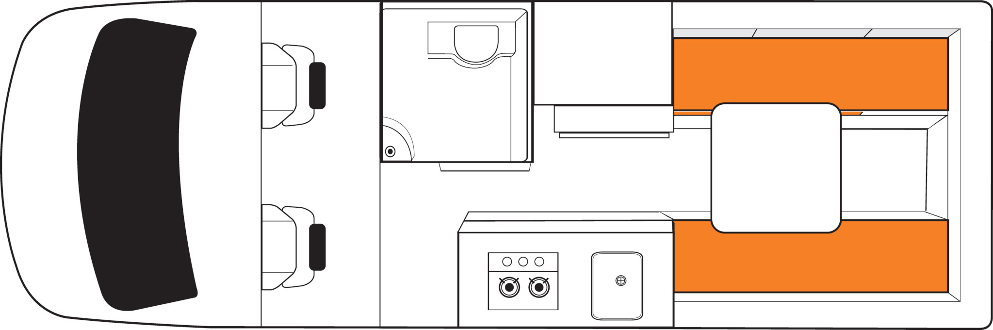 Floorplan bei Nacht des Britz 