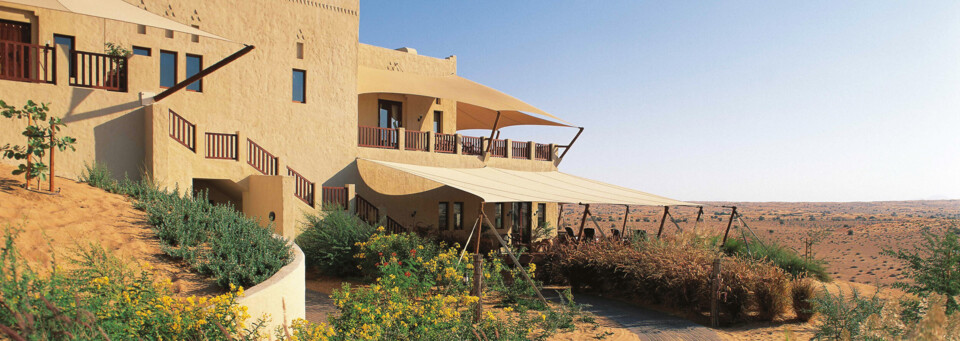 Hauptgebäude des Al Maha, A Luxury Collection Desert Resort & Spa Dubai Wüste