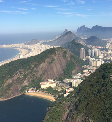 Reisebericht Brasilien: Ausblick auf Rio de Janeiro und das Meer