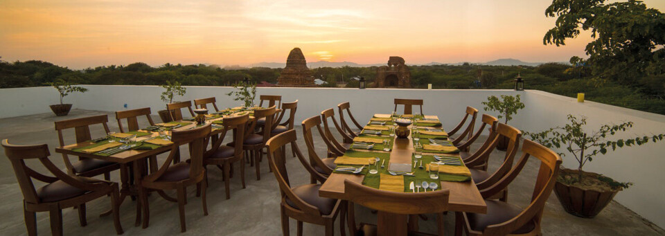 Terrasse der Villa Bagan