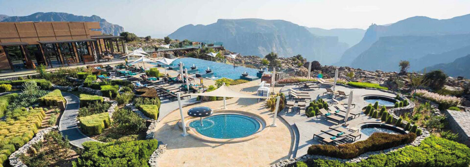 Außenansicht des Anantara Al Jabal Al Akhdar Resort