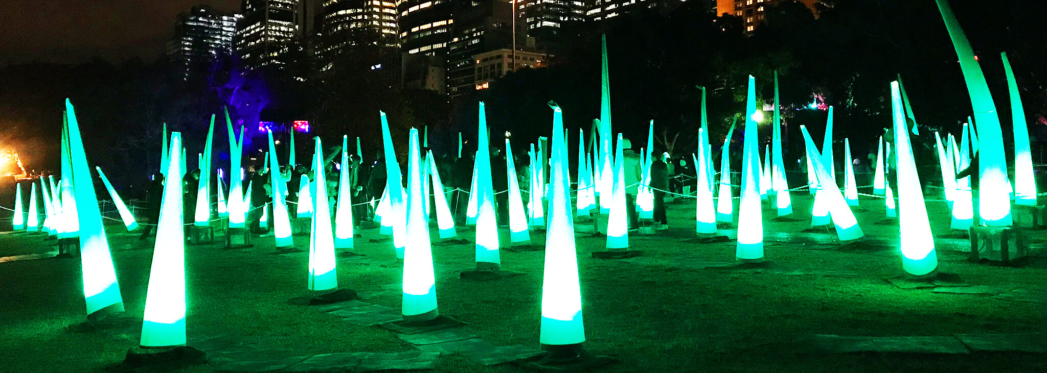 Reisebericht Australien - Royal Botanic Gardens Vivid Sydney