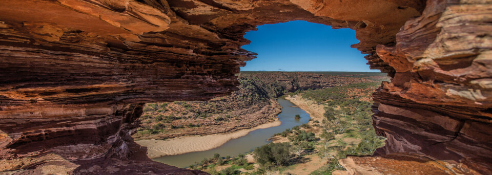 Landschaft im Kalbarri Nationakpark