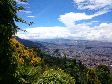 Reisebericht Kolumbien: Blick auf Bogotá vom Berg Monserrate
