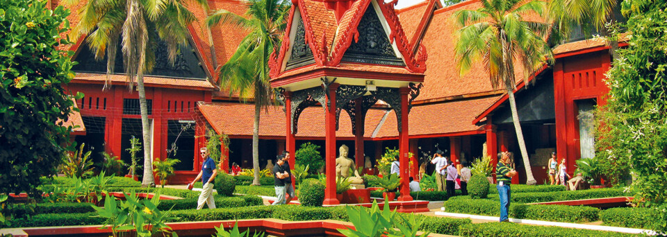 Garten des Nationalmuseums in Phnom Penh