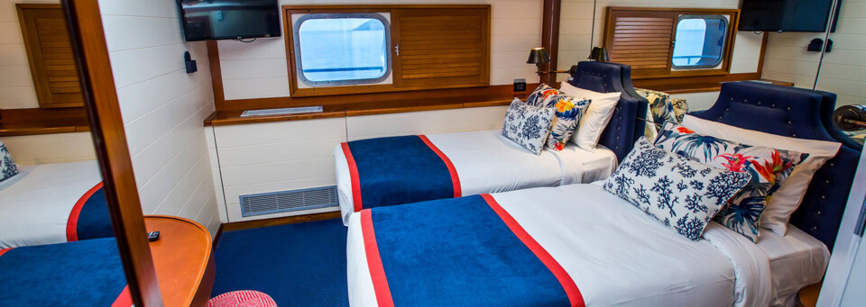 Kabinenbeispiel - Kreuzfahrtschiff "MV Fiji Princess" Blue Lagoon Cruises