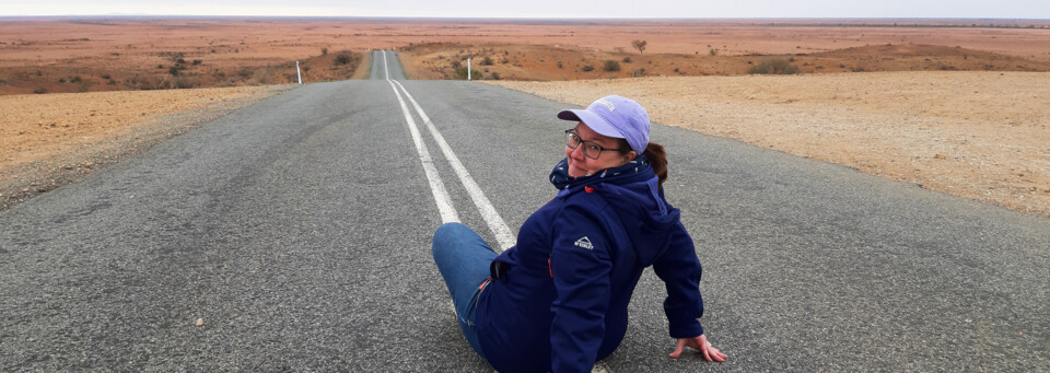 Australien Reisebericht - Reiseexpertin Tatjana am Mundi Mundi Lookout