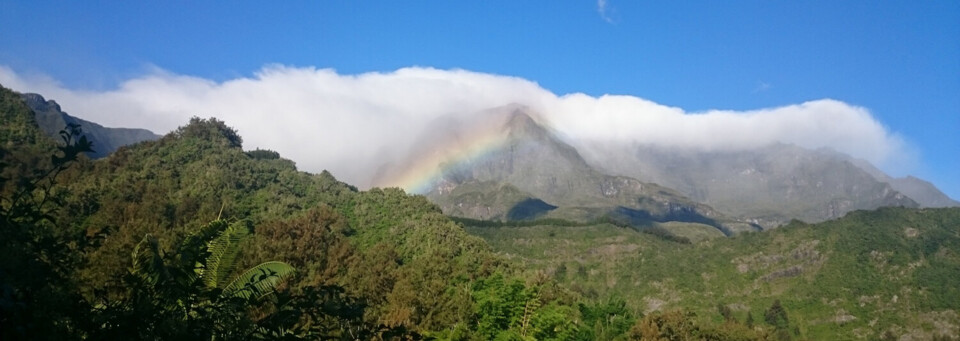 La Reunion Blick auf die Berge