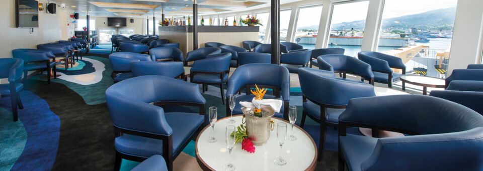 Sky Bar des Kreuzfahrtschiff 'Aranui 5'