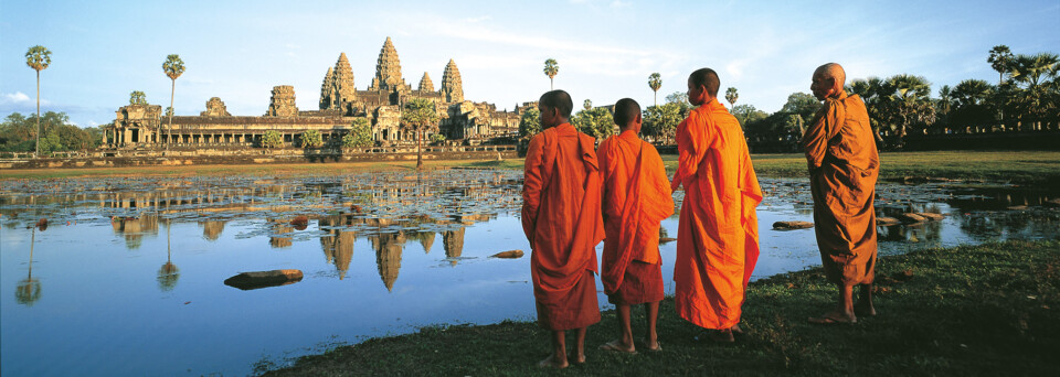 Mönche Angkor Wat