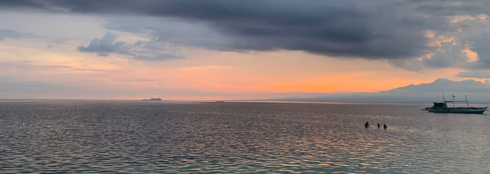 Sonnenuntergang am Paliton Beach auf Siquijor