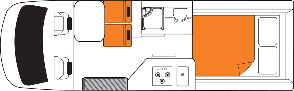 Floorplan bei Tag des Britz Venturer