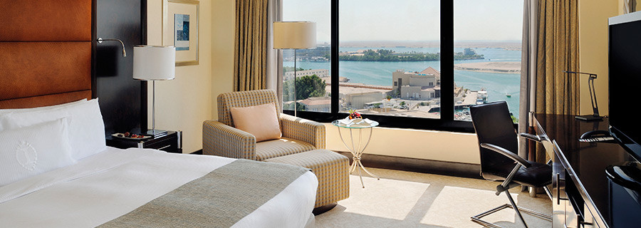 InterContinental Abu Dhabi Deluxe Zimmer