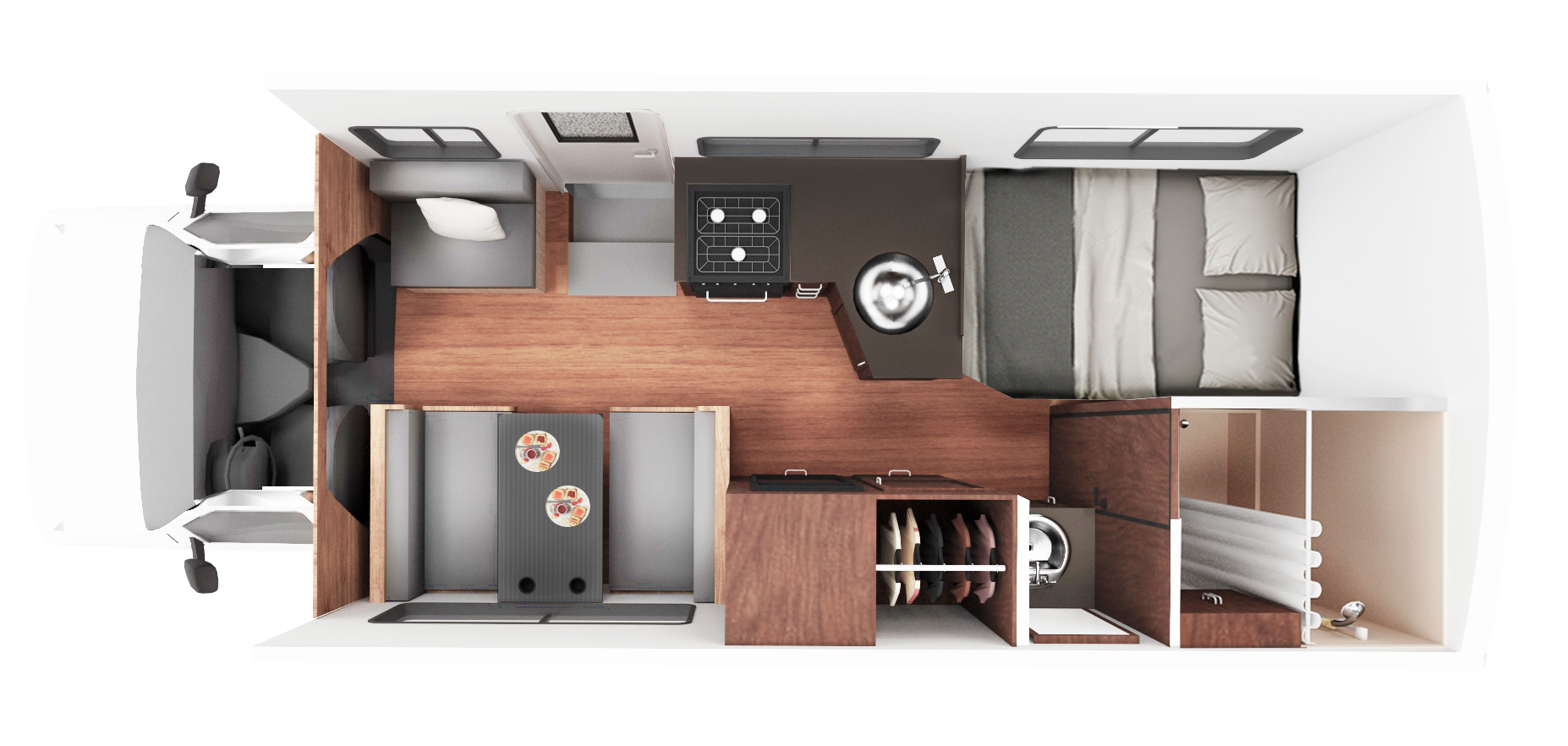 Floorplan bei Tag des C-25 Standard