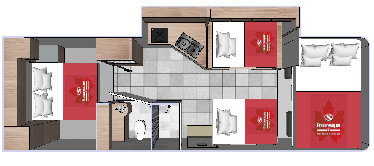 Floorplan bei Nacht des C-XLarge